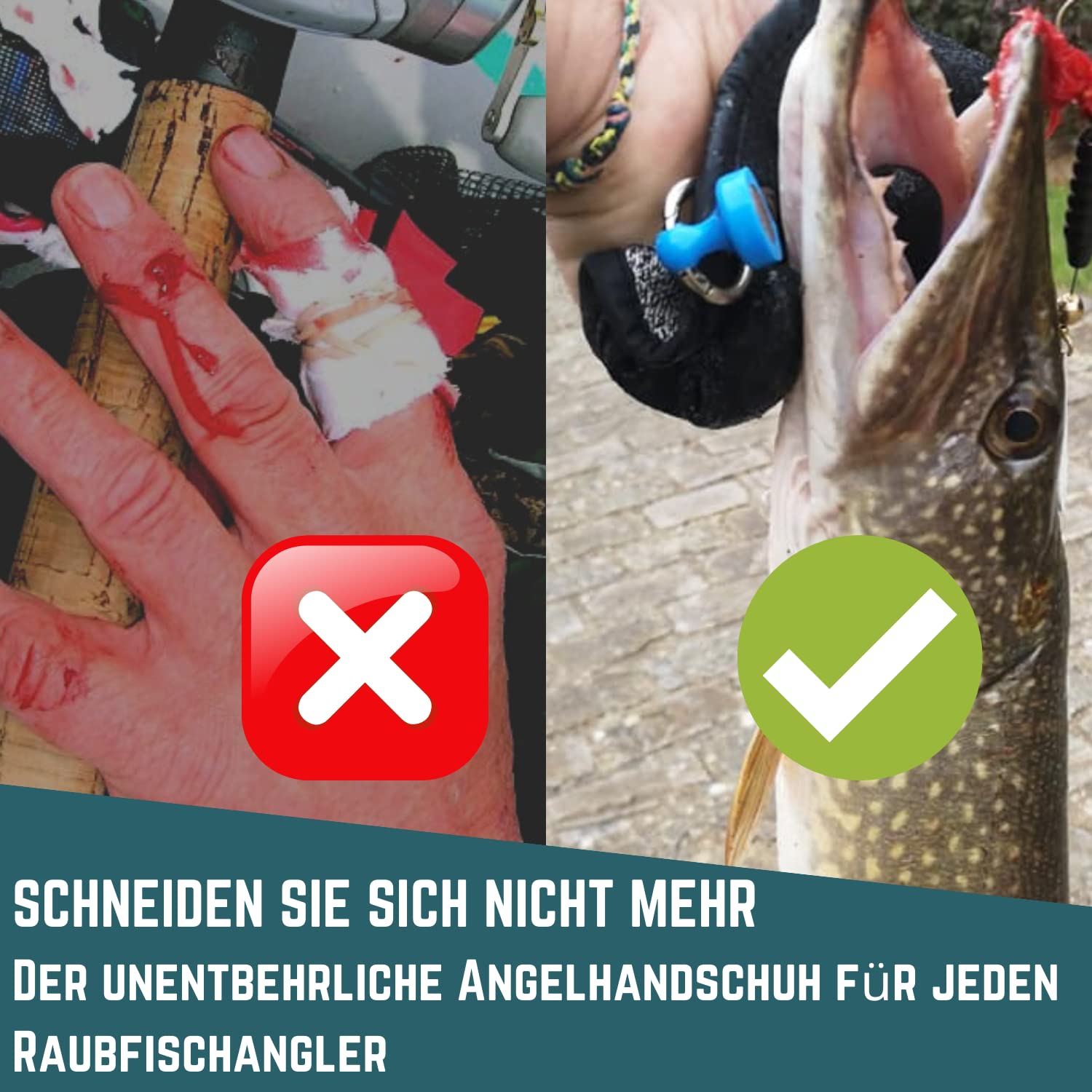 Predatory Fish Glove with Magn - Fishing Gloves recensione e prezzo
