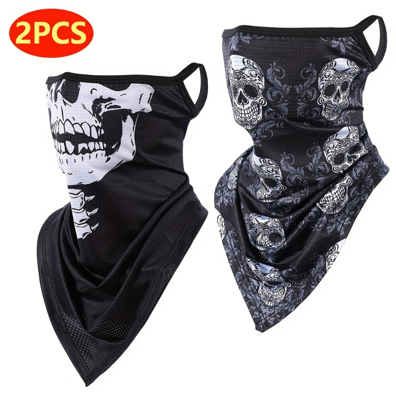 2-Pack, Men's Gothic Mask and  - Fishing Mask Sun Protection recensione e prezzo