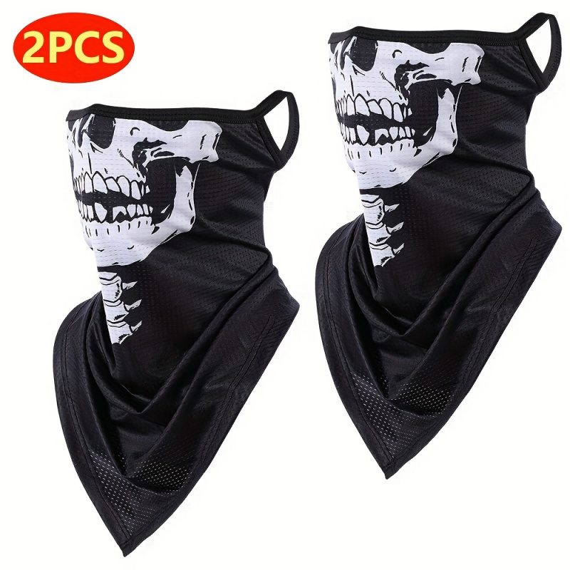 2-Pack, Men's Gothic Mask and  - Fishing Mask Sun Protection recensione e prezzo