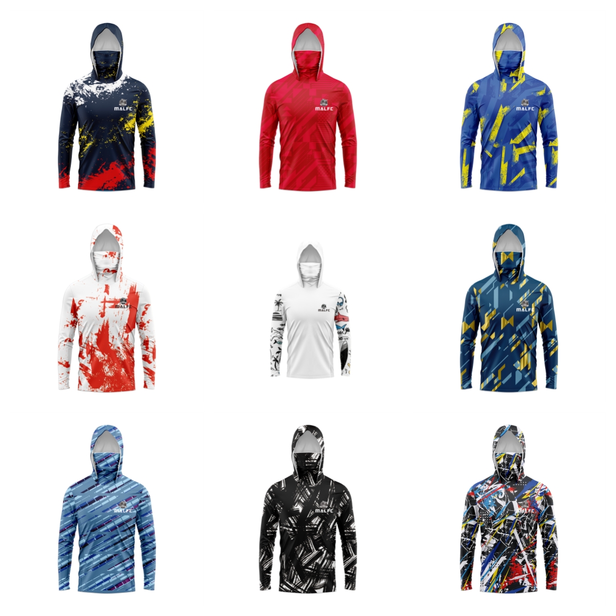 MALFC Men Hood Fishing Shirt l - Fishing Shirt Uv Protection recensione e prezzo