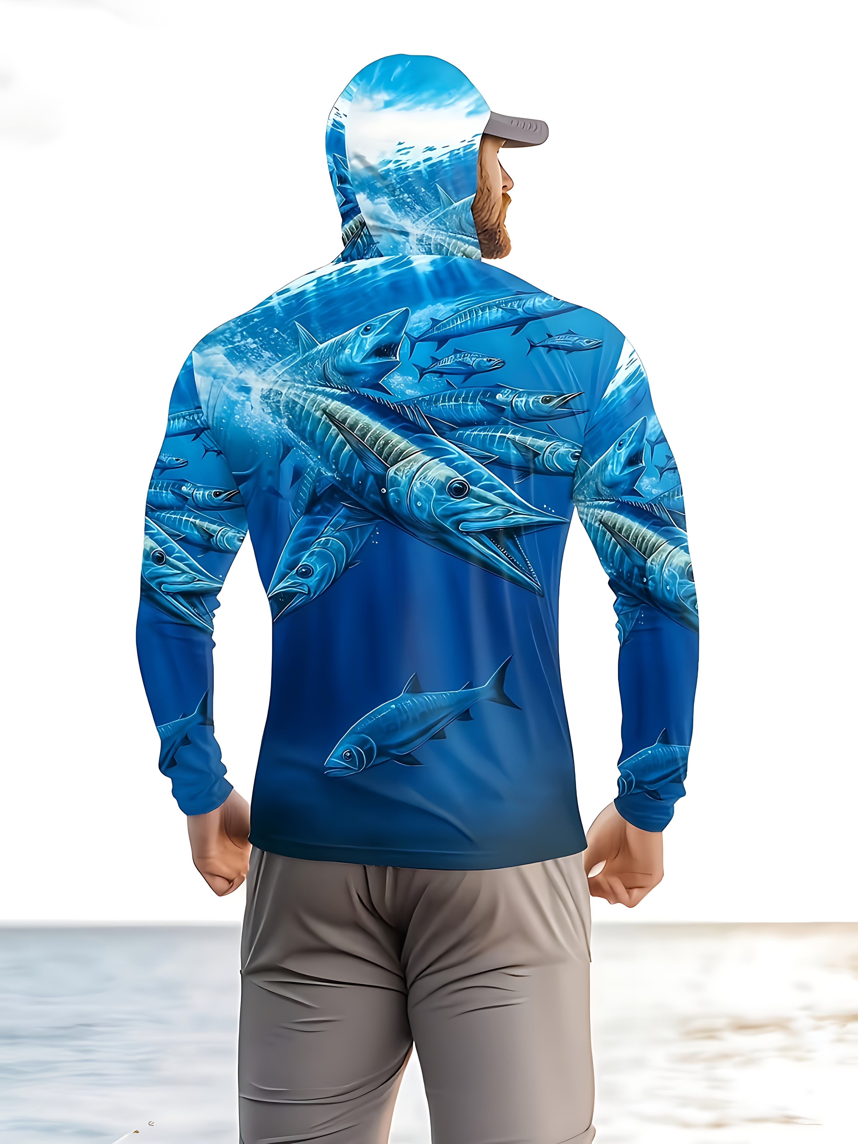 Fishing Shirt Hooded Men Fishi - Fishing Hoodie recensione e prezzo