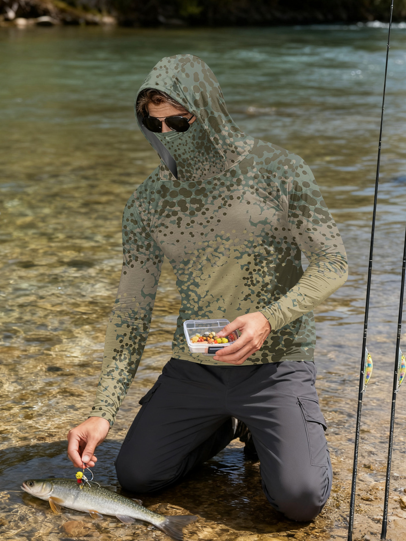 Men's Fishing Hooded Long-Slee - Fishing Hoodie recensione e prezzo