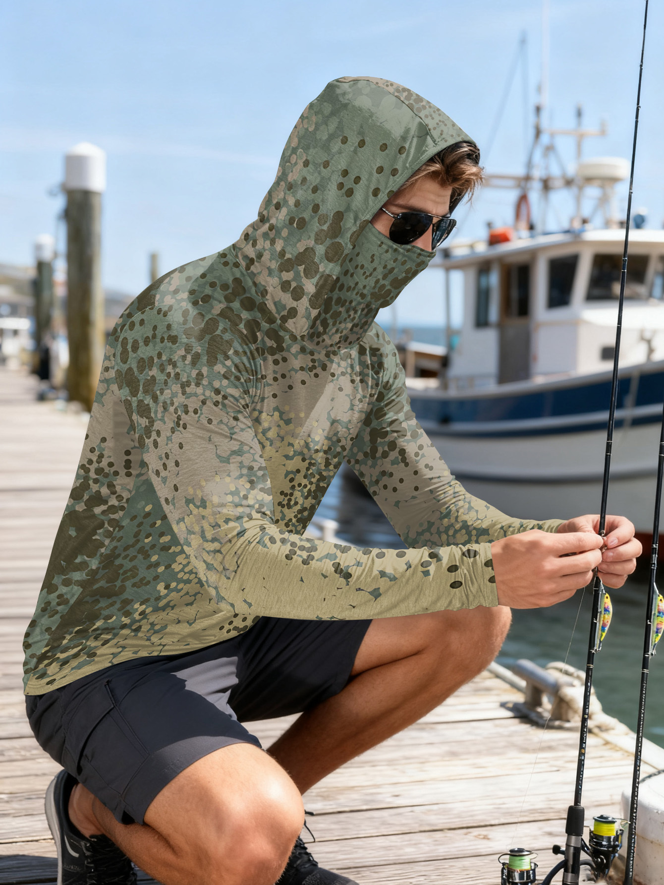 Men's Fishing Hooded Long-Slee - Fishing Hoodie recensione e prezzo