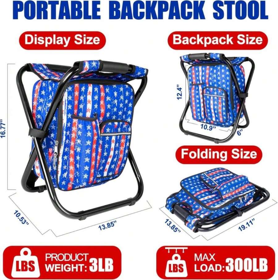 Portable Backpack Stool Foldin - Fishing Backpack recensione e prezzo