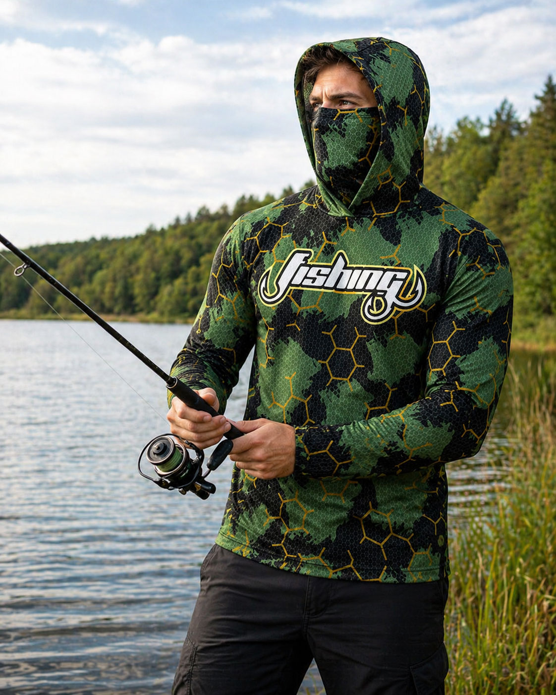 Fishing Hood Riding Tops Wear  - Fishing Hoodie recensione e prezzo