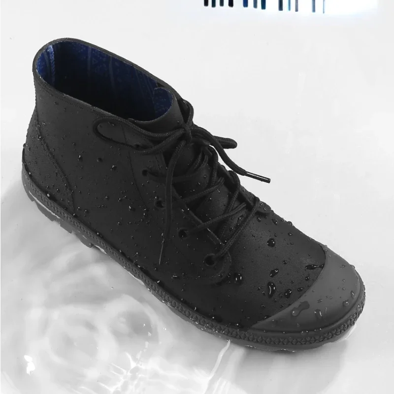Winter Men Rain Boots Lace-up  - Fishing Boots recensione e prezzo